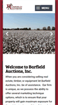 Mobile Screenshot of barfieldauctions.com